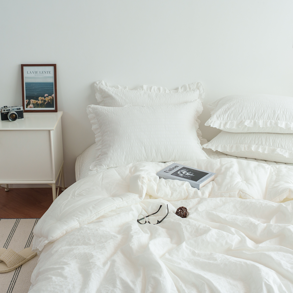 MicroModal Eco Mid-Season Comforter SS/Q+Pillow Cover (Colors Options)_ Korea Direct Delivery A