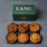 Bakery Lanu，法式Kouign Amann 6种口味（6个）+ Stollen 1个_（韩国直接配送A）