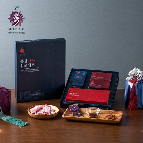 Kim Jeong-hwan Red Ginseng Gift Set (Stick & Jelly & Slice) 298g