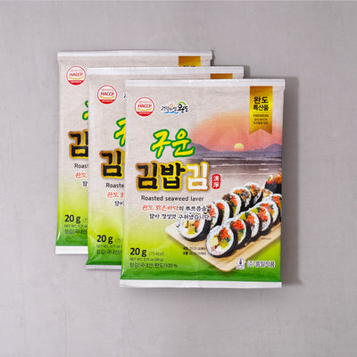 [Heungil Foods] Baked Kimbab 1 Bong 20g (10 sheets) x 3 peaks