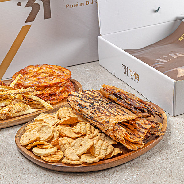 [한국직배송 C] 강릉 삼일건어물 쥐포&아귀포 선물세트