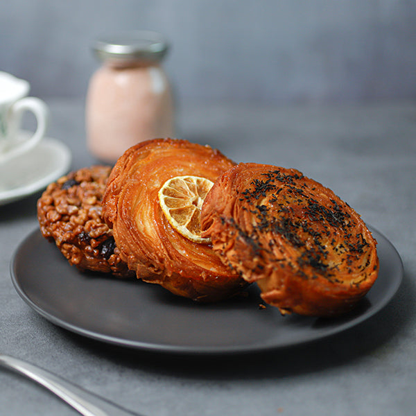 Bakery Lanu，法式Kouign Amann 6种口味（6个）+ Stollen 1个_（韩国直接配送A）