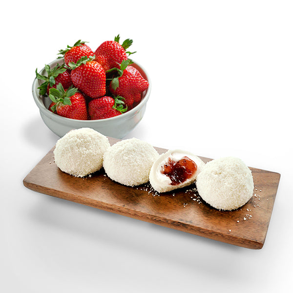 Strawberry Cream Rice Cake + Blueberry Cream Rice Cake + Red