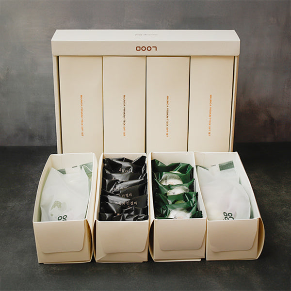 [마음이가] 선물세트 B형(꿀떡+바람떡+흑임자인절미+옛날찹쌀떡) 1800g