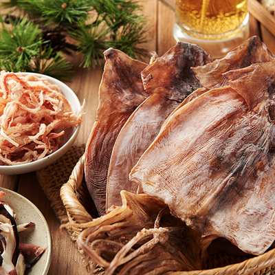 [Korea Direct Delivery A] Pohang Jukdo Market Premium Dried Squid 10 pc + (*option) Dried Flounder (200g x 2)