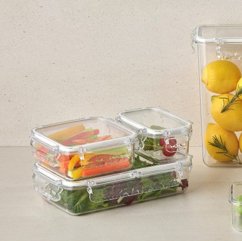 [한국직배송 D] 고트만 네오크리스탈락 트라이탄 밀폐용기 10종 화이트/블랙