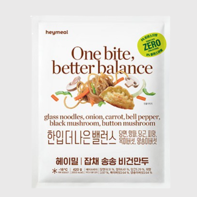 [헤이밀] 잡채 송송 만두 420g