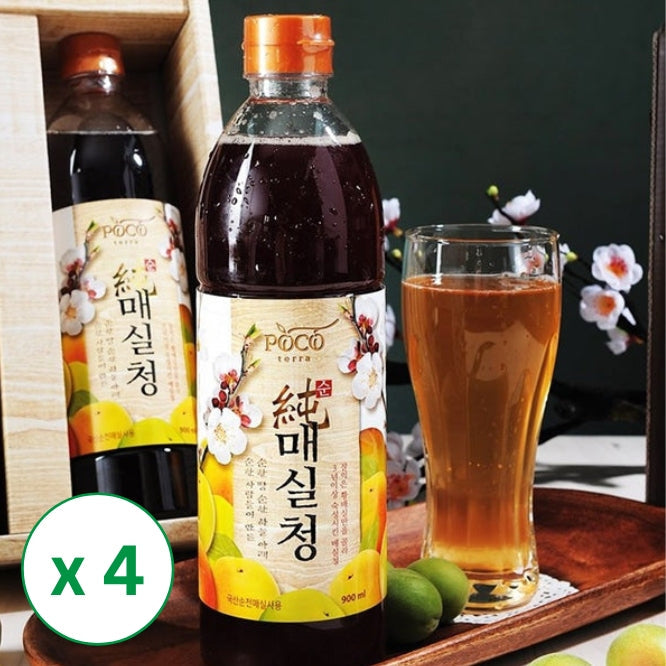 Yellow Pure plum Extract 900ml x 4 Boxes (Set)