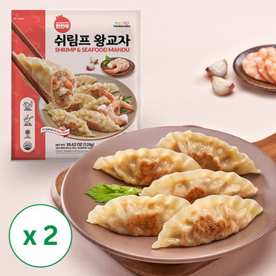 [한만두] 쉬림프 왕교자 528g x 2 (묶음)