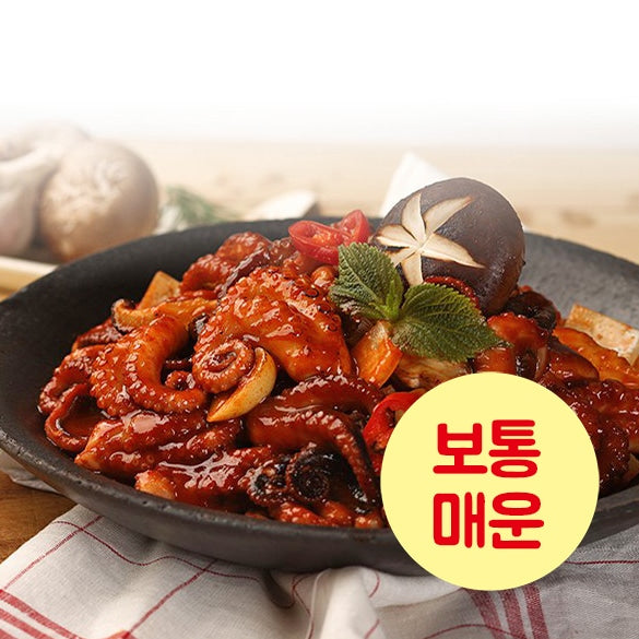 Hanam Stir-fried Octopus Medium Spicy 350g x 4 Packs (Set)