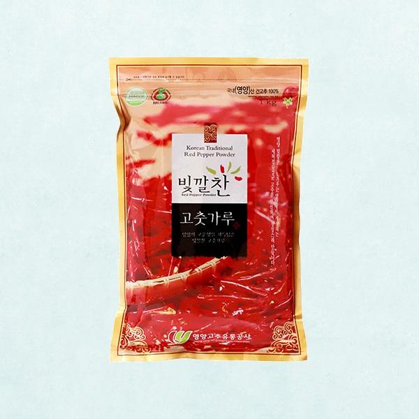 [2025년산][영양고추유통공사] 빛깔찬 고춧가루 (양념용·보통맛) 1kg x 3팩_무료배송_9월 셋째주 순차발송