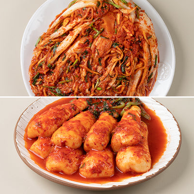 [Korea Direct Delivery A] Yeoncheon Mi-geum-chi Cabbage Kimchi 3kg + Radish Kimchi 2kg