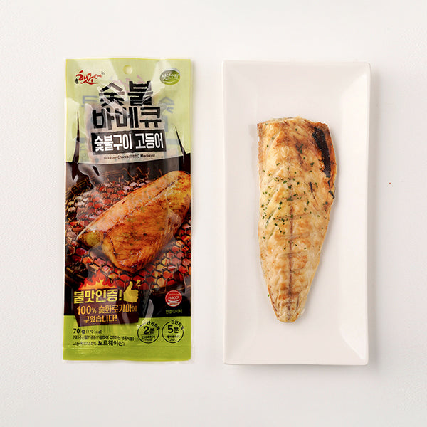 [선해수산] 바다소리 숯불바베큐 숯불구이 고등어 70g