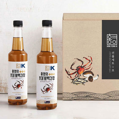 Red Snow Crab White Fish Soy Sauce Gift Set (500ml x 2)