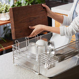 [Korea Direct Delivery A] VATYA Stainless Drying Rack + (*Option) Utensil Holder, Cup & Cutting Board Rack, Dishcloth Rack