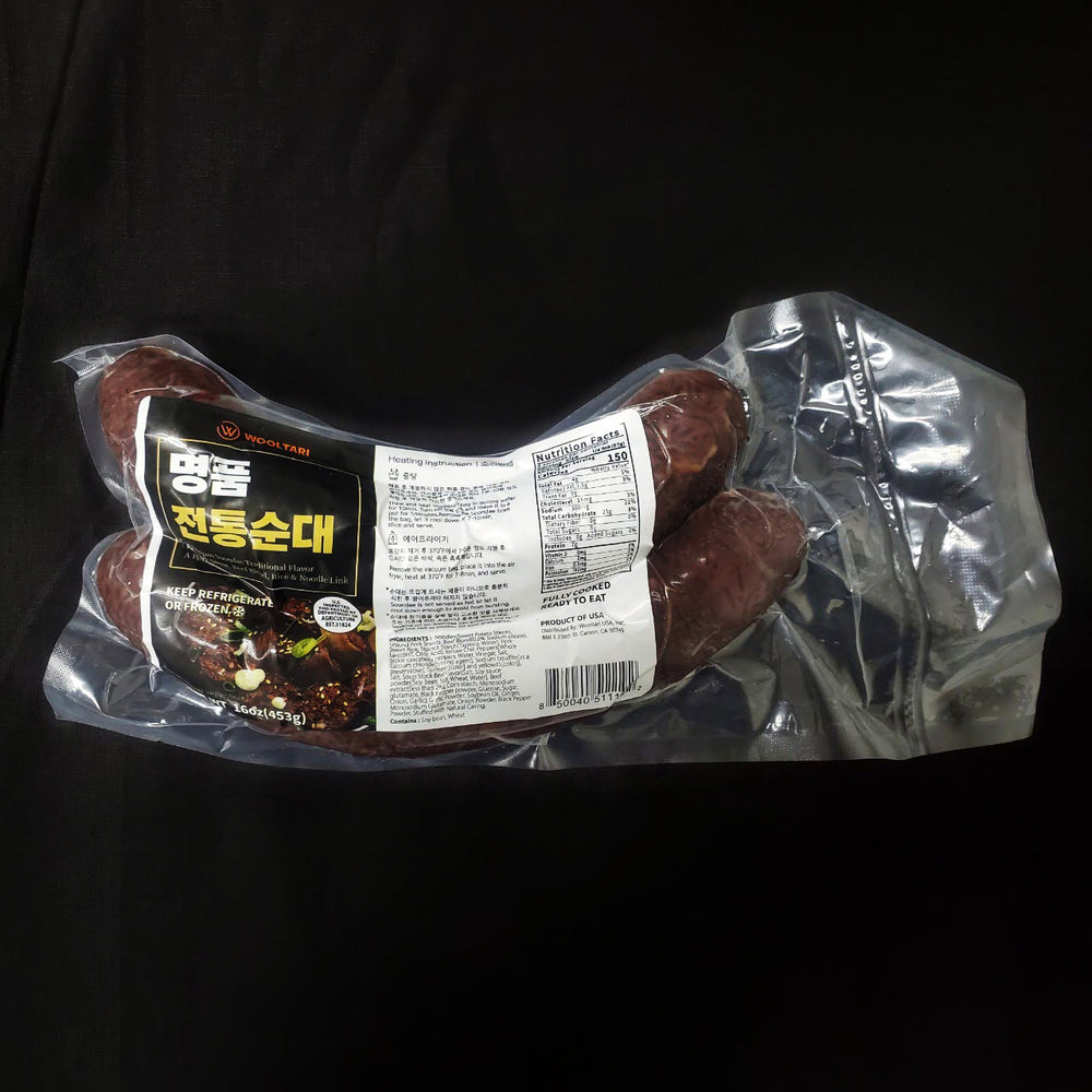 Sliced Pork Hocks (Jokbal) 1lb + Premium Sundae Traditional 1lb + Stir-Fried Rice Cake 627g_Time Deal (Set)