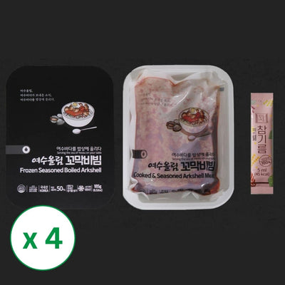 [여수새고막] 꼬막비빔 185g x 4팩 (묶음)