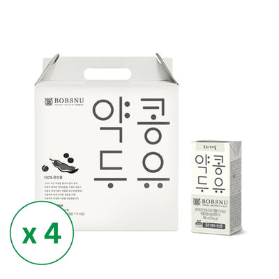 [밥스누] 오리지널 약콩두유 (190ml x 16팩) x 4박스_무료배송 (묶음)