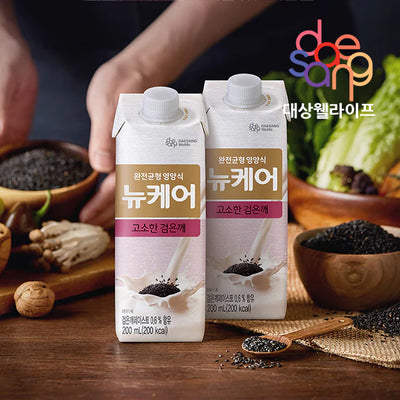 [Korea Direct Delivery B] Nucare Black Sesame Seeds 200ml x 30 packs