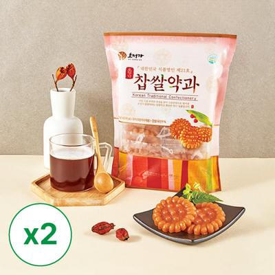 [호정가] 국내산찹쌀 약과 350g x 2 (묶음)