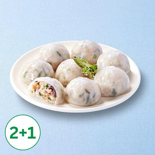 [2+1][한만두] 투명한 낙지만두 420g (묶음)_타임딜