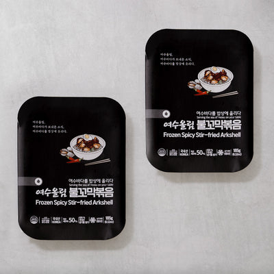 [Yeosu Saegot] Frozen spicy stir fried arkshell 180g x 2