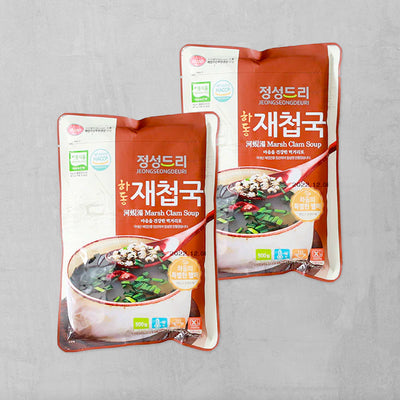 [Jeongseongdri] Clear Clam Soup 500g x 2ea