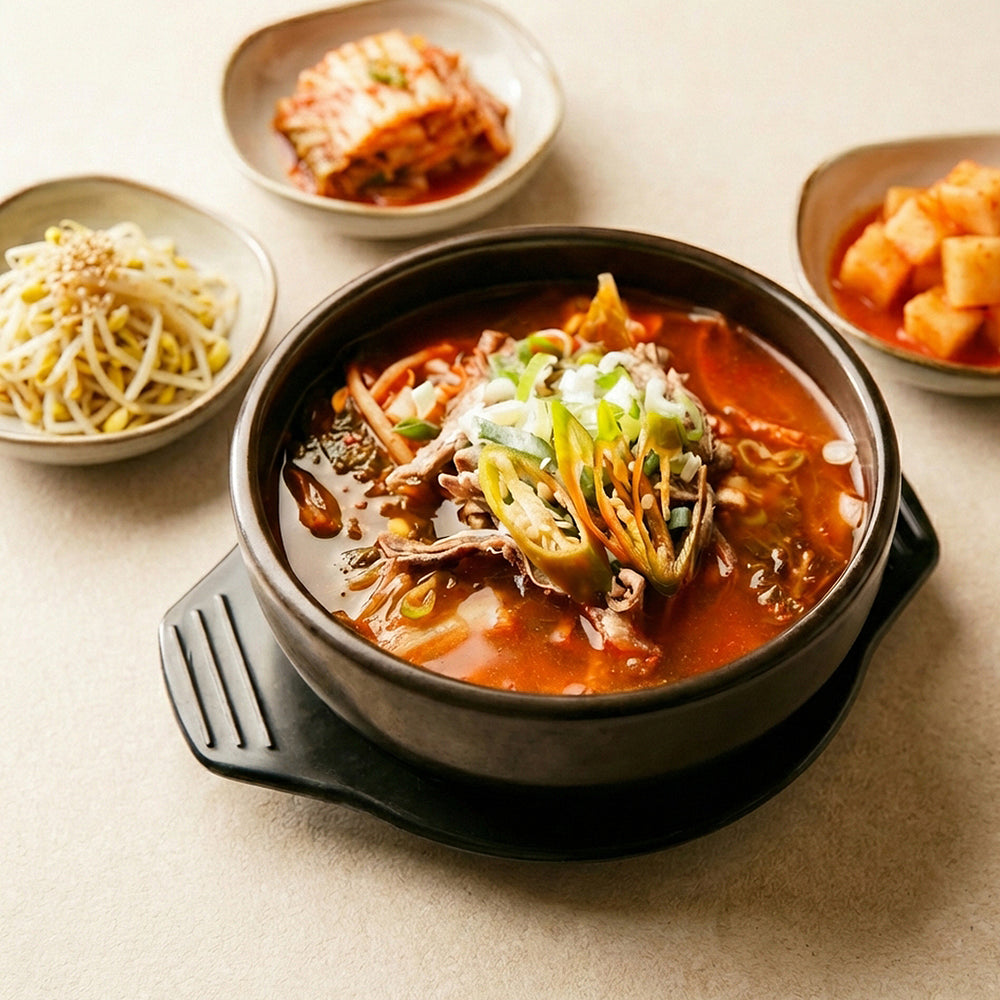 Yukgaejang- Fully Cooked Spicy Beef Soup With Vegetable 2.5lb