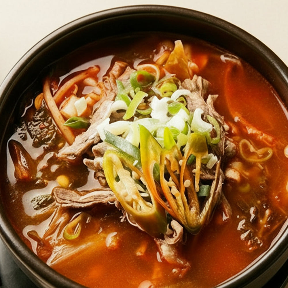 Yukgaejang- Fully Cooked Spicy Beef Soup With Vegetable 2.5lb