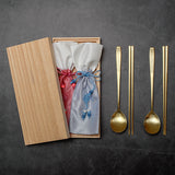 Korean Titanium 2 person cutlery set