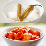 [Korea Direct Delivery B] Yeoncheon Mi-geum-chi Cabbage Kimchi 2kg + Dongchimi 2kg + Kakdugi 1kg