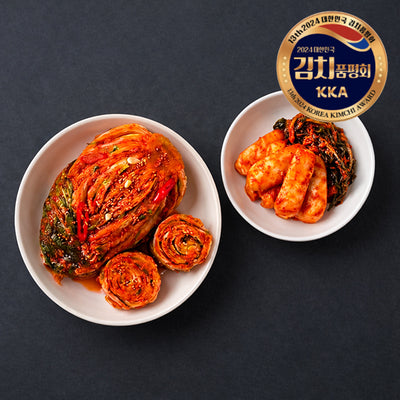 [한국직배송 B] 홍천 대복김치 제철 포기김치 3kg + 총각김치 1kg