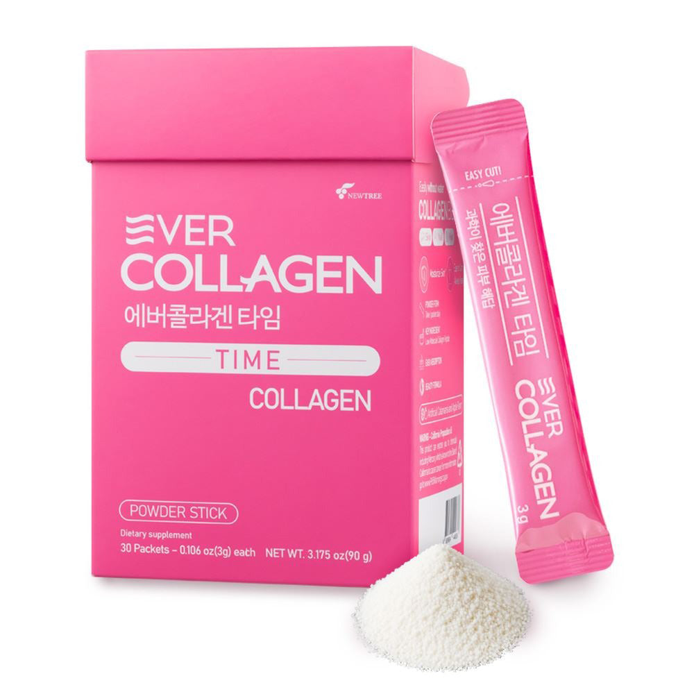 [Ever Collagen] Time Collagen Powder Stick 90g (3g x 30 Sticks)