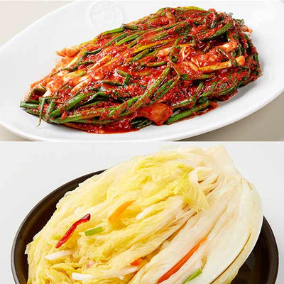 [한국직배송 C] 연천군 미금치 파김치1kg + 백김치 2kg + 깍두기 2kg