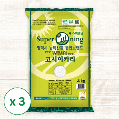 Super Oning Koshihikari 4kg x 3bags