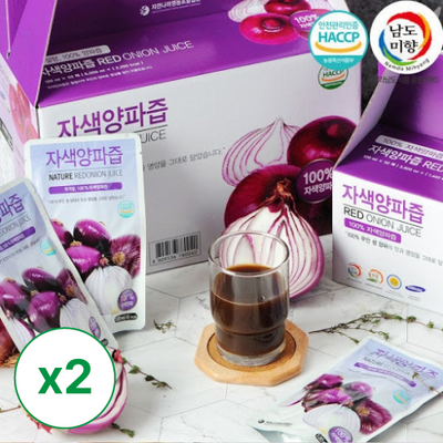 [Jayone] Red onion juice (120ml x 30 bags) x 2 box _ free shipping