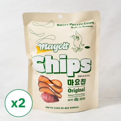 Sweet Potato Mayo Chips 45g x 2 Packs (Set)