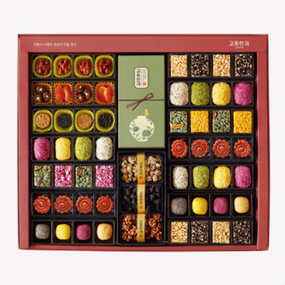 Gyodong Hangwa Gyodong Manim 2-Tier Gift Set_ Korea Direct Delivery D