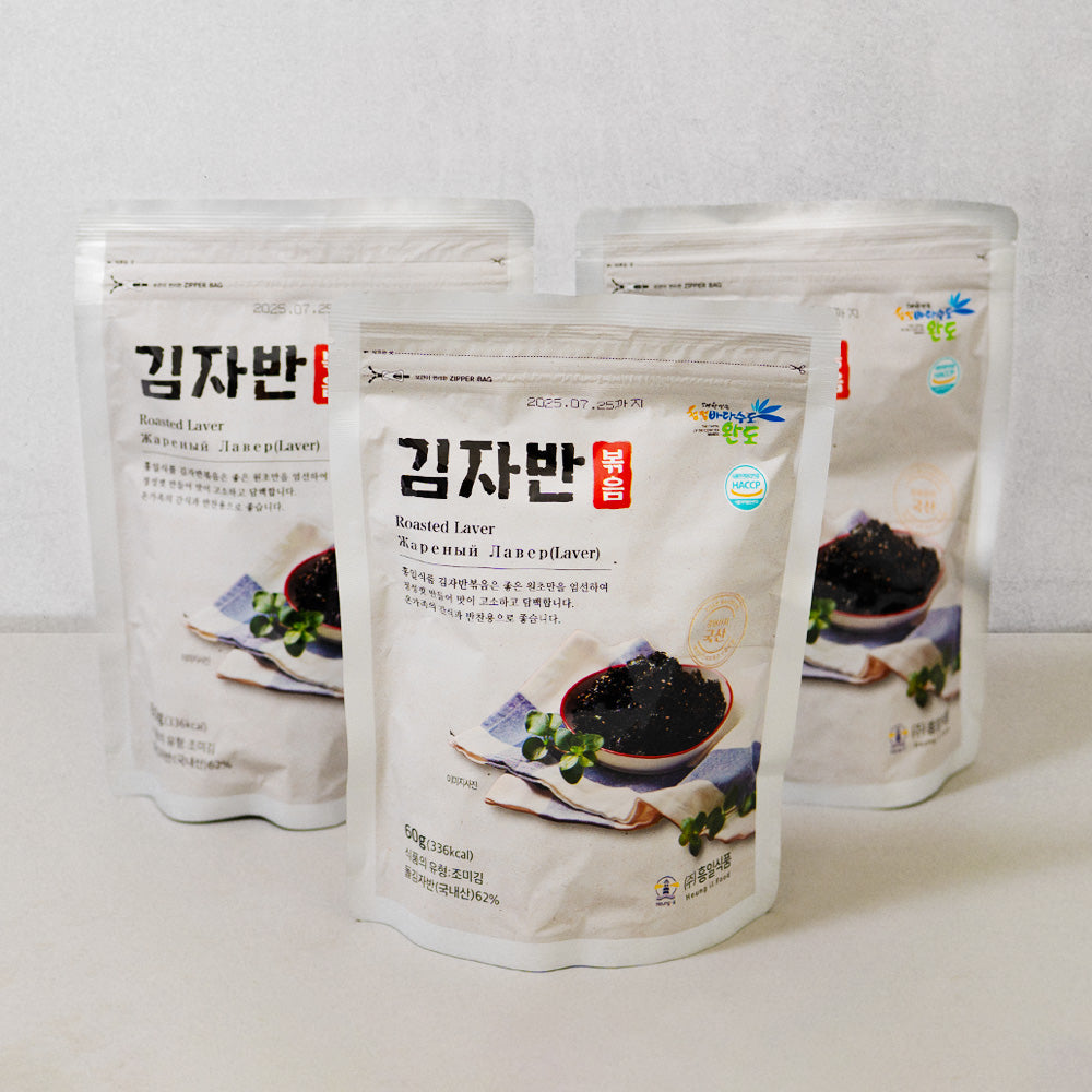 Kimjaban (Roasted Seaweed Flakes) 60g x 3 pack