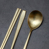 Korean Titanium 2 person cutlery set