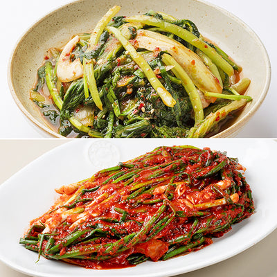 [Korea Direct Delivery C] Yeoncheon Mi-geum-chi Cabbage Kimchi 2kg + Young Radish Kimchi 2kg + Green Onion Kimchi 1kg