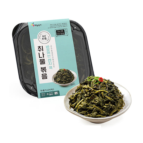 [Haneul Farm] Bibimbap Wild Veggies Platter 160g x 4pk ㅣ*Free* [Haneul Farm] Seasoned and Stir-fried Aster (Chwinamul) 100g x 1pk