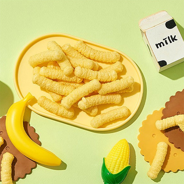 BeBecook Tongtong Puffy Banana Snacks 20Packs_Korea Direct Delivery D