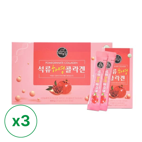 [제주농장] 석류 하영 콜라겐 (20g x 30개) x 3박스 _무료배송