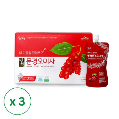 [문경오미자밸리] 명작 문경 오미자 (120ml x 20포) x 3박스 (묶음)