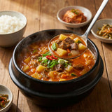 [울타리] 소고기 고추장찌개 한끼 키트 (와규 국거리용 소고기 12oz + 고추장찌개 소스 300g)