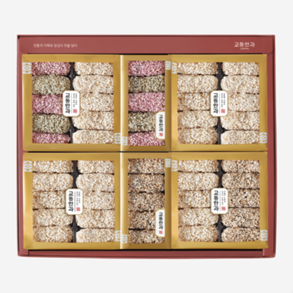 Gyodong Hangwa Gyodong Manim 2-Tier Gift Set_ Korea Direct Delivery D