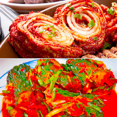 [Korea Direct Delivery C] Hwang Jin Dam Bossam Kimchi 3kg + Cucumber Kimchi 2kg