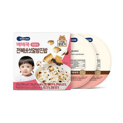 Bebecook Abalone Mushroom Chestnut Porridge (220g x 20) 1Box