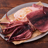 [한국직배송 D] 멸치청년단 오징어 안주 매니아 세트(반건조 오징어 + 바비큐 오징어스틱 + 직화로 구운 꾼 몸통 오징어 + 스모키 오징어 )